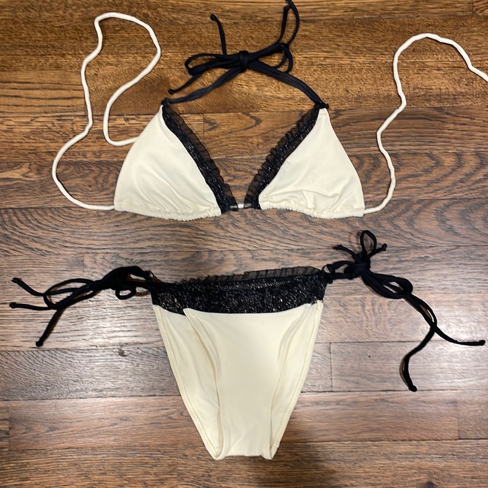 ZOE nyc triangle string bikini size M